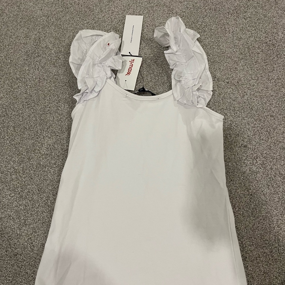French Connection White Tank Top - Picture 2 of 2
